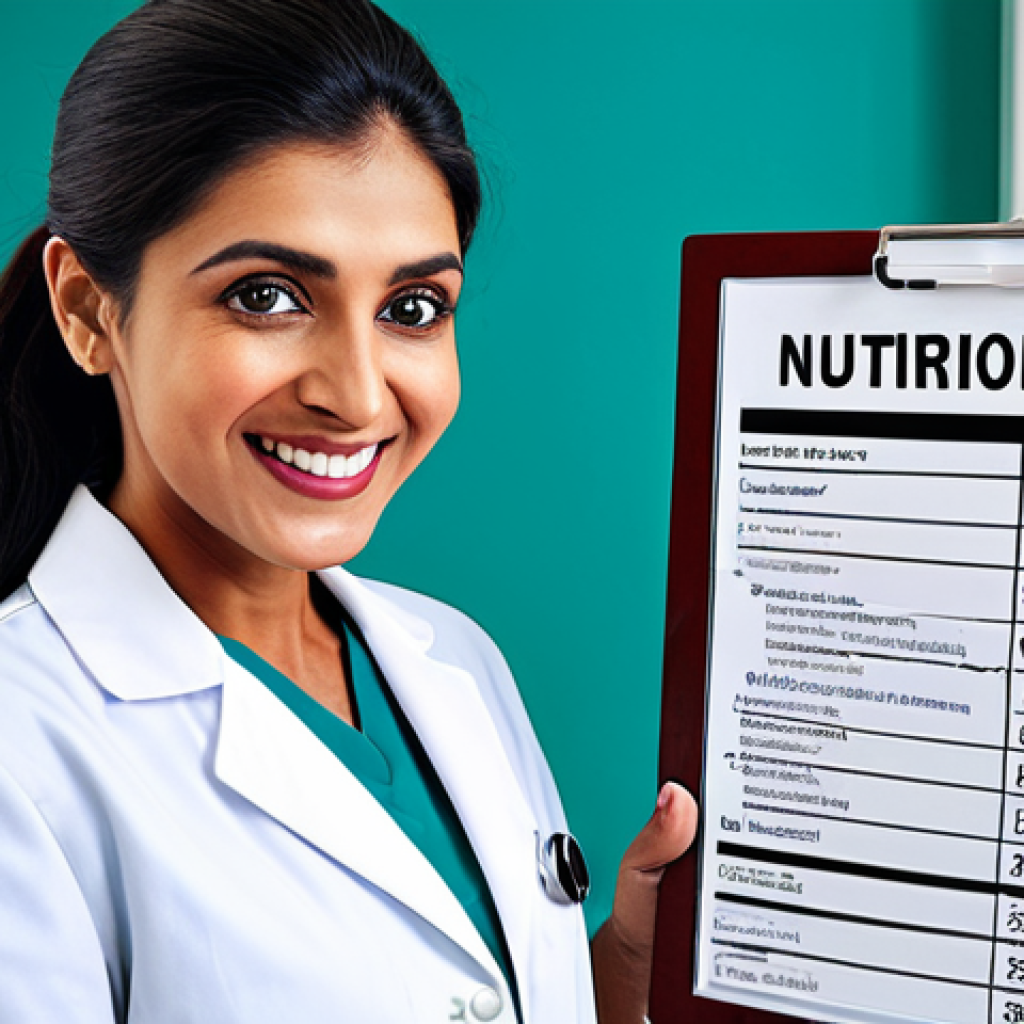 **
"A veterinarian in a clean, modern clinic, smiling and holding a chart illustrating pet nutrition facts (Urdu text where appropriate), fully clothed, professional attire, safe for work, perfect anatomy, natural proportions, family-friendly, showcasing the importance of understanding pet food labels."
**