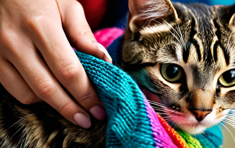 고양이 가구 손상 방지법 - **Prompt:** "A cozy Pakistani living room scene, showcasing a sisal scratching post next to a sofa w...